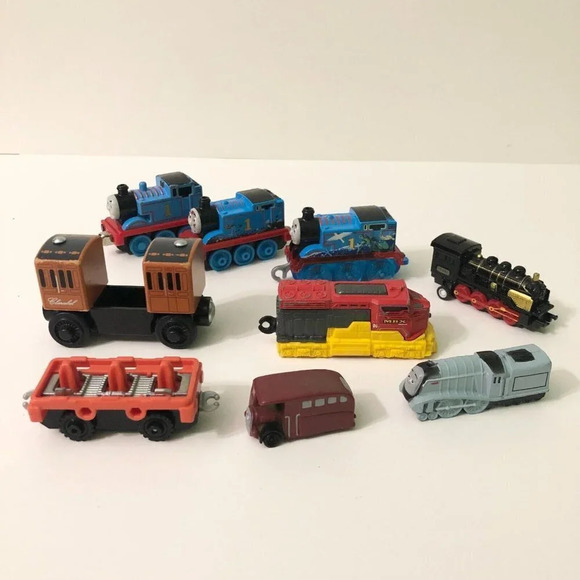 Assorted Lot of Thomas The Train Toys Clarabel Train Bertie the  Bus - Picture 1 of 16